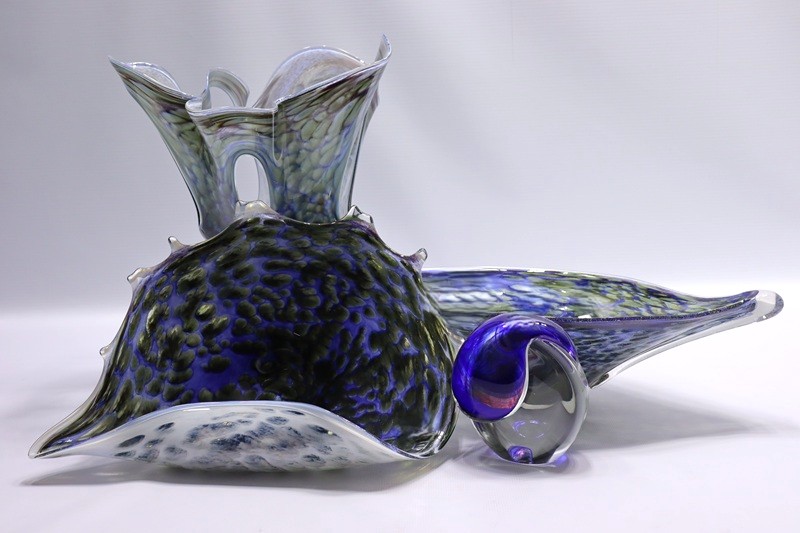 Motled Blue